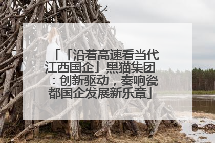 「沿着高速看当代江西国企」黑猫集团：创新驱动，奏响瓷都国企发展新乐章