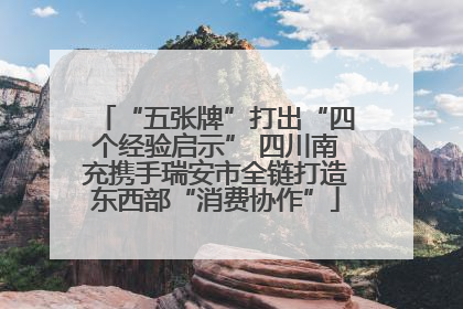 “五张牌”打出“四个经验启示” 四川南充携手瑞安市全链打造东西部“消费协作”