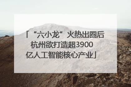 “六小龙”火热出圈后 杭州欲打造超3900亿人工智能核心产业