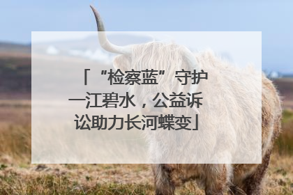 “检察蓝”守护一江碧水，公益诉讼助力长河蝶变