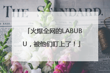 火爆全网的LABUBU，被他们盯上了！