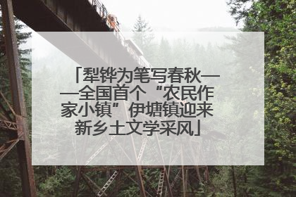 犁铧为笔写春秋——全国首个“农民作家小镇”伊塘镇迎来新乡土文学采风
