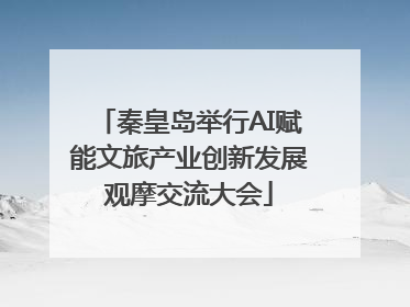 秦皇岛举行AI赋能文旅产业创新发展观摩交流大会