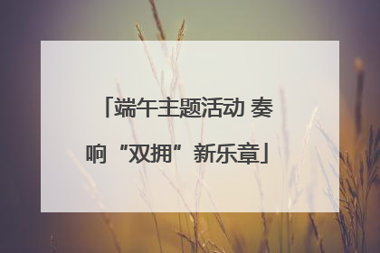 端午主题活动 奏响“双拥”新乐章
