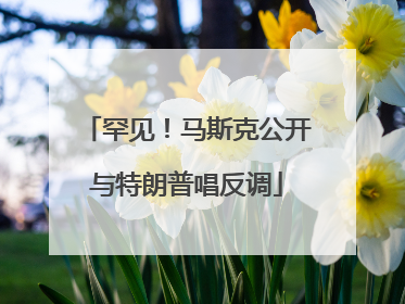 罕见！马斯克公开与特朗普唱反调
