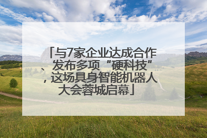 与7家企业达成合作、发布多项“硬科技”，这场具身智能机器人大会蓉城启幕
