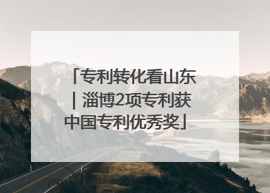 专利转化看山东｜淄博2项专利获中国专利优秀奖