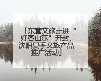 东营文旅走进“好客山东”开封、沈阳夏季文旅产品推广活动