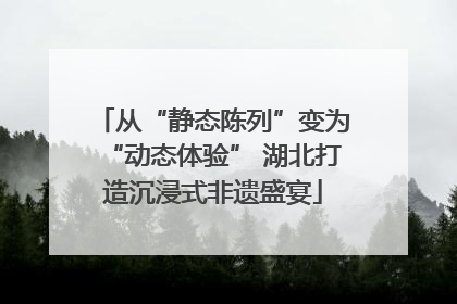 从“静态陈列”变为“动态体验” 湖北打造沉浸式非遗盛宴