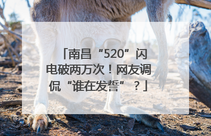 南昌“520”闪电破两万次！网友调侃“谁在发誓”？