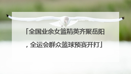 全国业余女篮精英齐聚岳阳，全运会群众篮球预赛开打