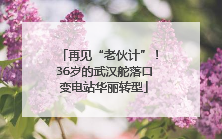 再见“老伙计”！36岁的武汉舵落口变电站华丽转型