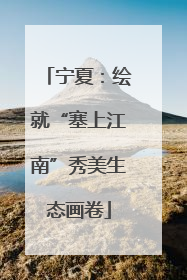 宁夏：绘就“塞上江南”秀美生态画卷