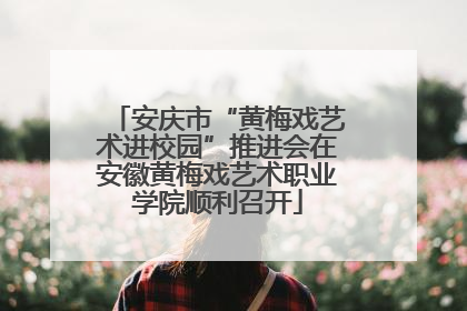 安庆市“黄梅戏艺术进校园”推进会在安徽黄梅戏艺术职业学院顺利召开