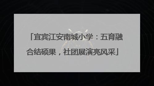 宜宾江安南城小学：五育融合结硕果，社团展演亮风采