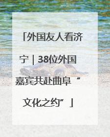 外国友人看济宁｜38位外国嘉宾共赴曲阜“文化之约”