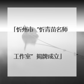 忻州市“忻青苗名师工作室”揭牌成立