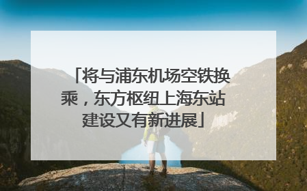 将与浦东机场空铁换乘，东方枢纽上海东站建设又有新进展