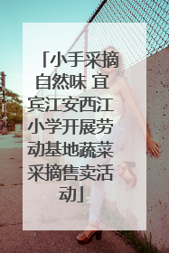 小手采摘自然味 宜宾江安西江小学开展劳动基地蔬菜采摘售卖活动