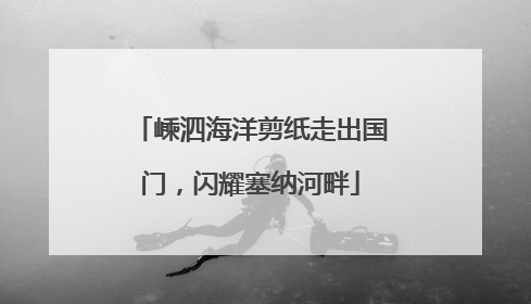 嵊泗海洋剪纸走出国门，闪耀塞纳河畔