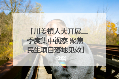 川姜镇人大开展二季度集中视察 聚焦民生项目落地见效