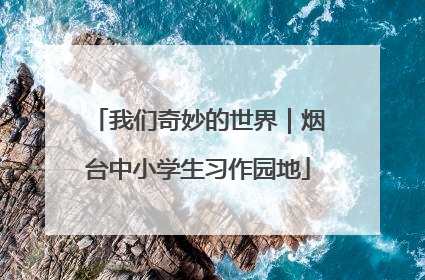 我们奇妙的世界｜烟台中小学生习作园地