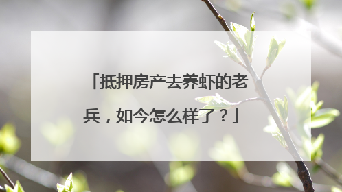 抵押房产去养虾的老兵，如今怎么样了？
