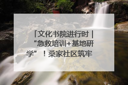 文化书院进行时｜“急救培训+基地研学”！桑家社区筑牢居民健康防线