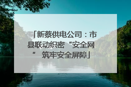 新蔡供电公司：市县联动织密“安全网” 筑牢安全屏障