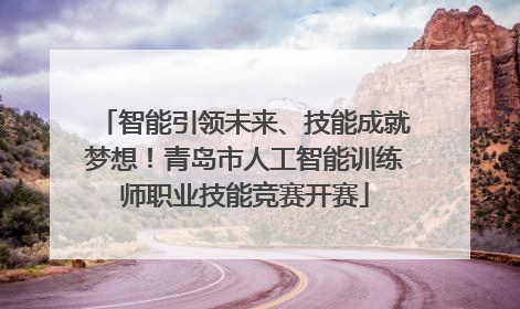智能引领未来、技能成就梦想！青岛市人工智能训练师职业技能竞赛开赛