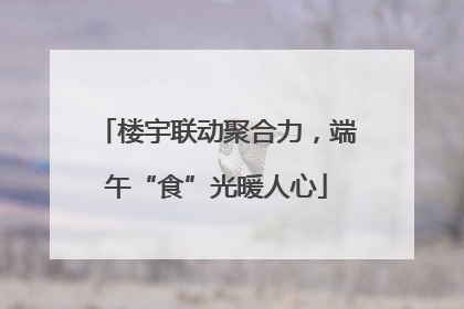 楼宇联动聚合力，端午“食”光暖人心