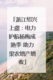 浙江绍兴上虞：电力护航杨梅成熟季 助力果农增产增收