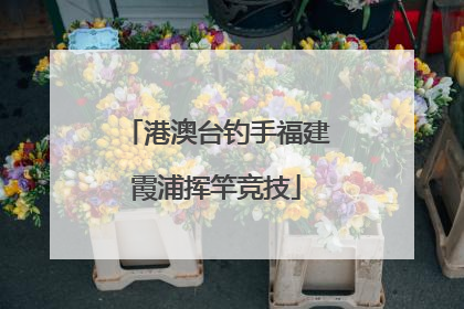 港澳台钓手福建霞浦挥竿竞技