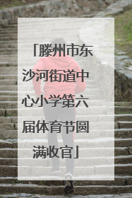 滕州市东沙河街道中心小学第六届体育节圆满收官