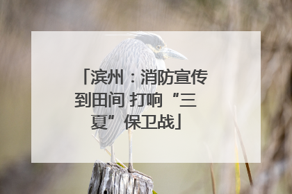滨州：消防宣传到田间 打响“三夏”保卫战