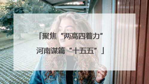 聚焦“两高四着力” 河南谋篇“十五五”