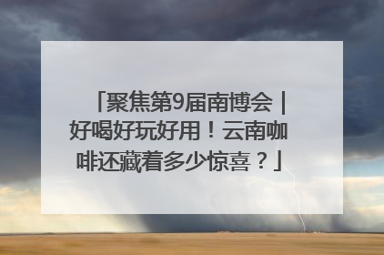 聚焦第9届南博会｜好喝好玩好用！云南咖啡还藏着多少惊喜？