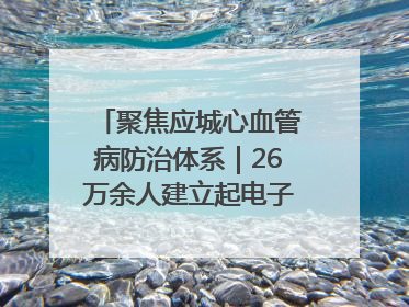 聚焦应城心血管病防治体系｜26万余人建立起电子健康档案