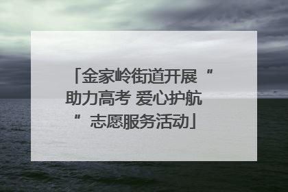 金家岭街道开展“助力高考 爱心护航”志愿服务活动
