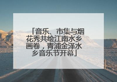 音乐、市集与烟花秀共绘江南水乡画卷，青浦金泽水乡音乐节开幕