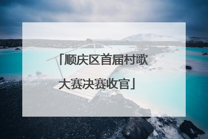 顺庆区首届村歌大赛决赛收官