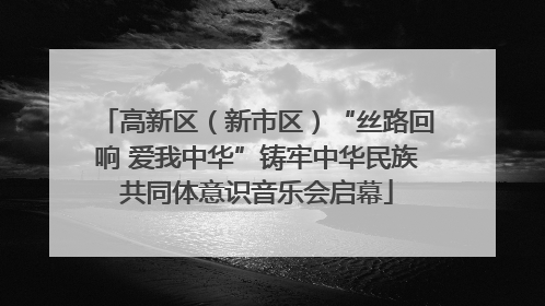 高新区（新市区）“丝路回响 爱我中华”铸牢中华民族共同体意识音乐会启幕