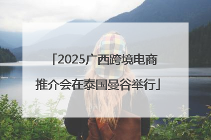 2025广西跨境电商推介会在泰国曼谷举行