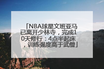 NBA球星文班亚马已离开少林寺，完成10天修行：4点半起床，训练强度高于武僧